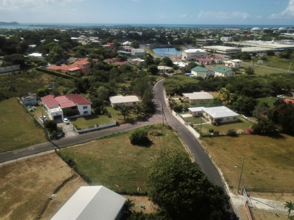 Aerial view of land for sale in Gambles, Saint John, Antigua