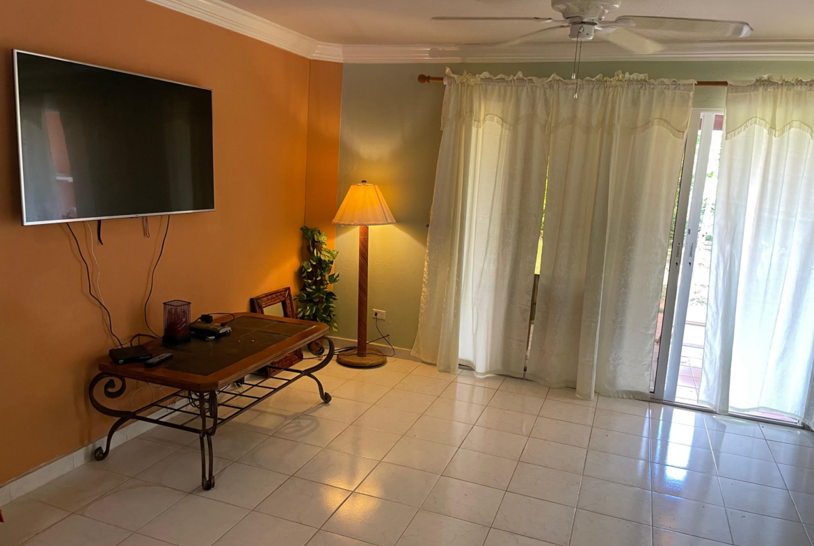 Furnished 2BR Condo for sale in Jolly Harbour, Antigua - TV unit