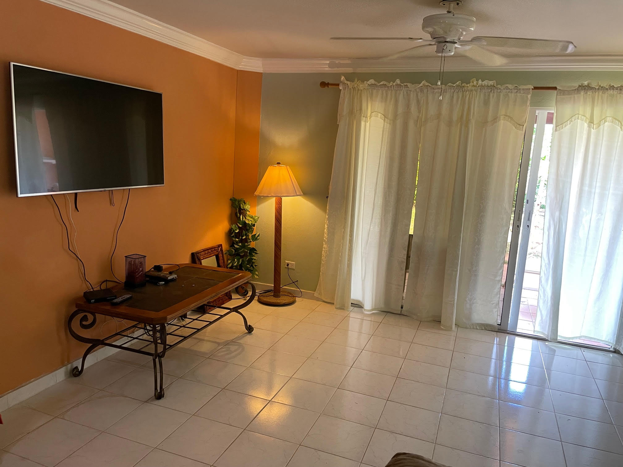 Furnished 2BR Condo for sale in Jolly Harbour, Antigua - TV unit