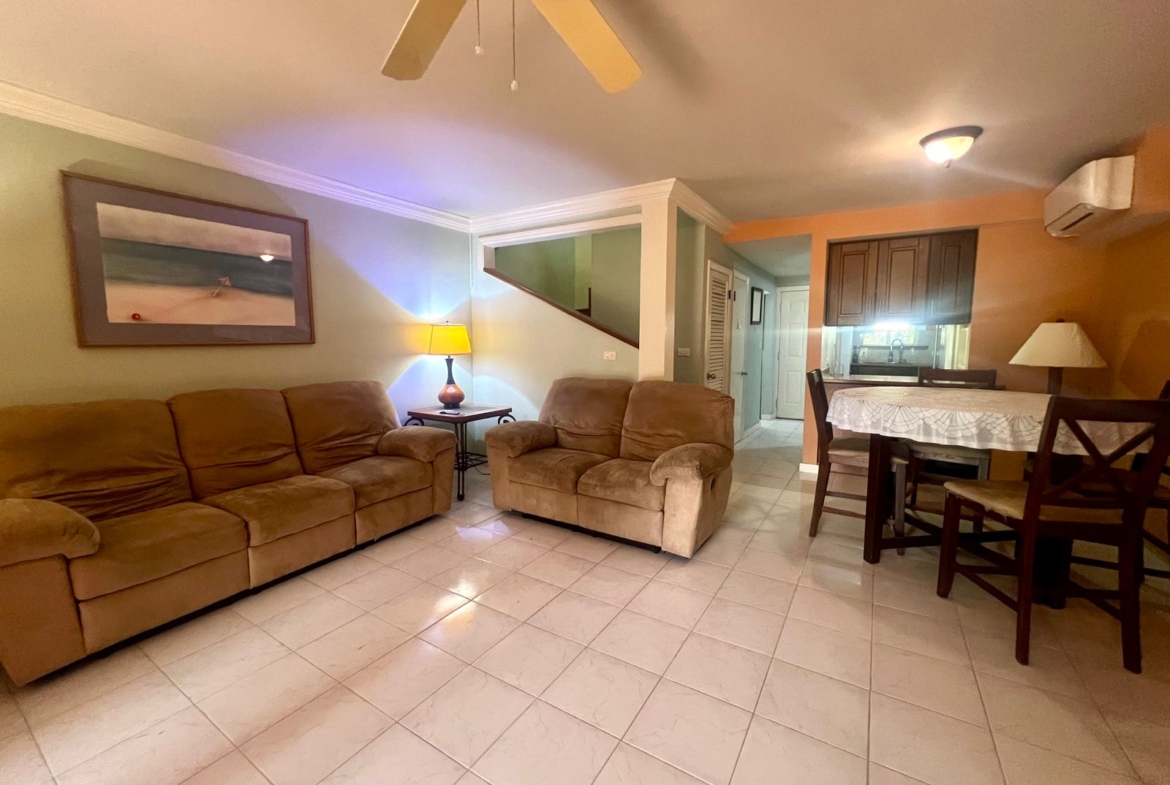 Furnished 2BR Condo for sale in Jolly Harbour, Antigua - Living