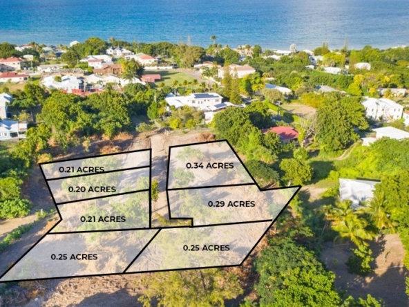 Prime land plots for sale in Crosbies, Antigua