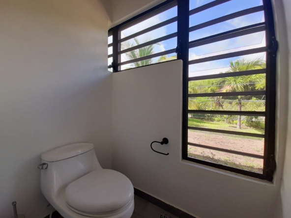 Sleek bathroom with high-end fixtures and fittings