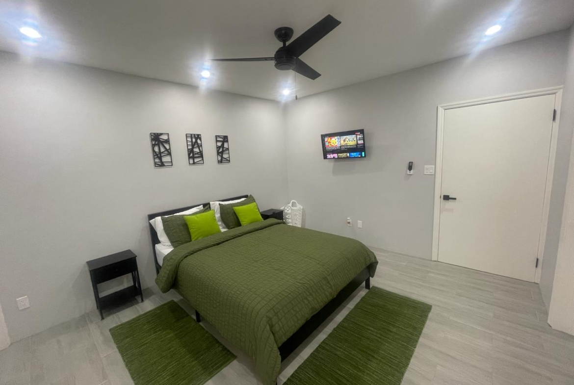 fully furnished 1Br 1 Bath Apartment located in Royals Estate - Bedroom
