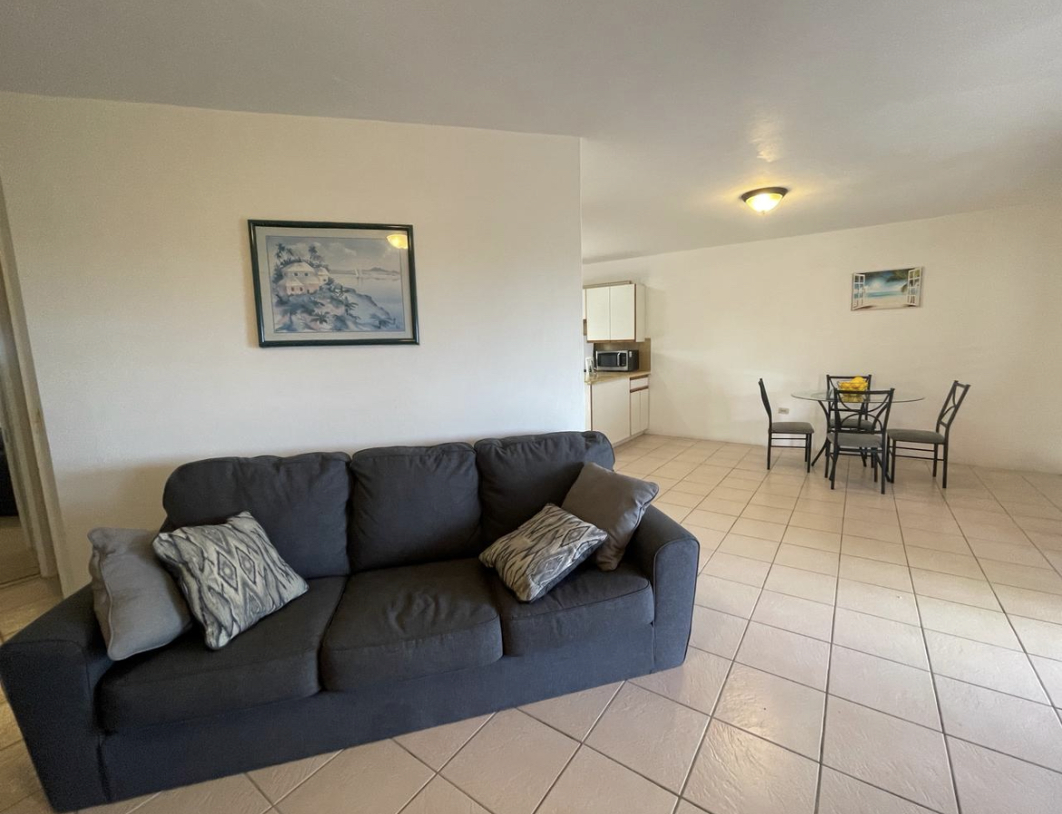 Home for Rent: Sunset Apartments Antigua - Living Room