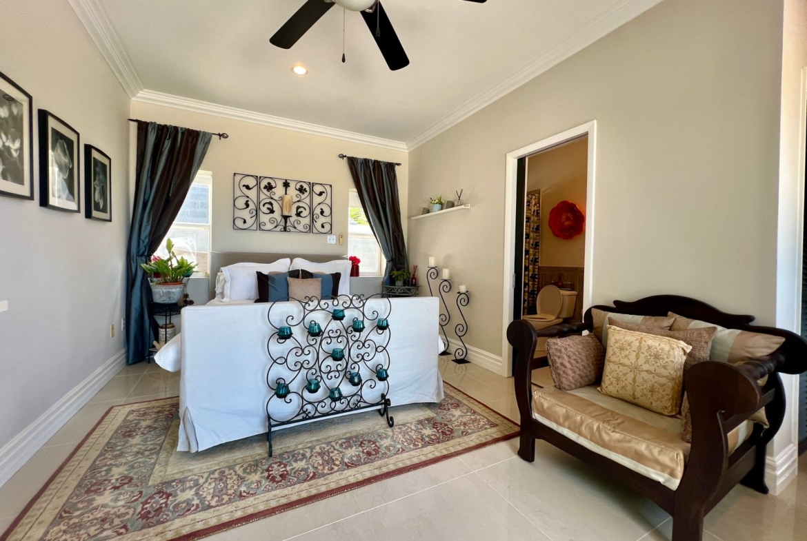 Antigua Ocean View Home for Sale in Paradise View - Living