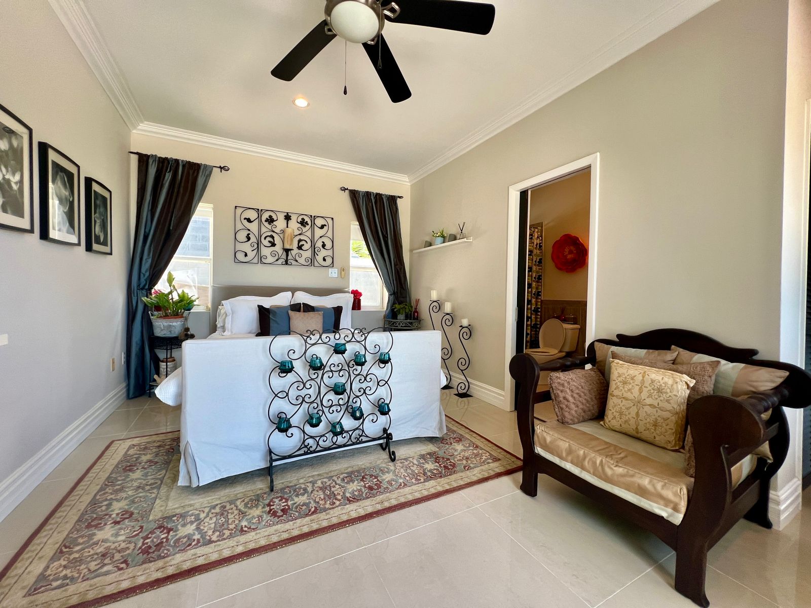 Antigua Ocean View Home for Sale in Paradise View - Living