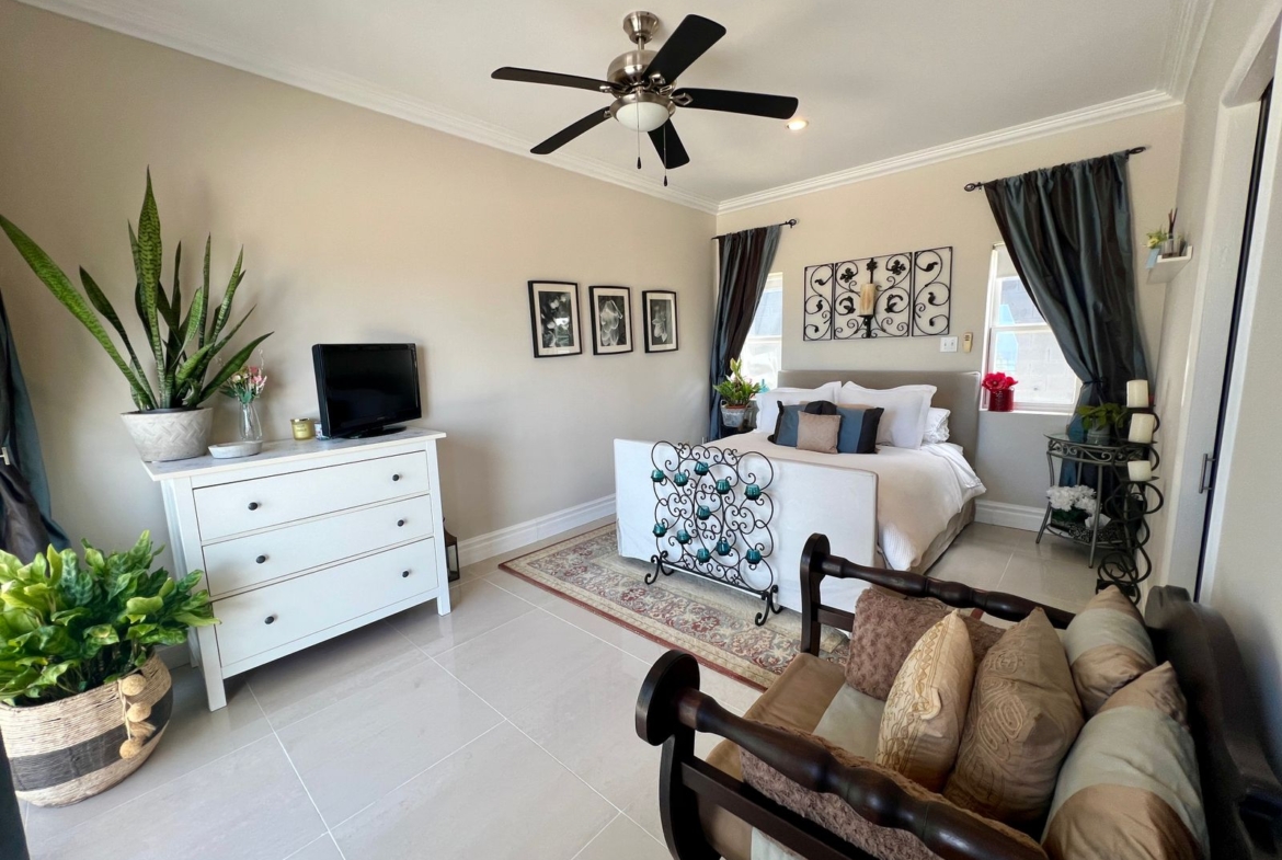 Antigua Ocean View Home for Sale in Paradise View - Living Room