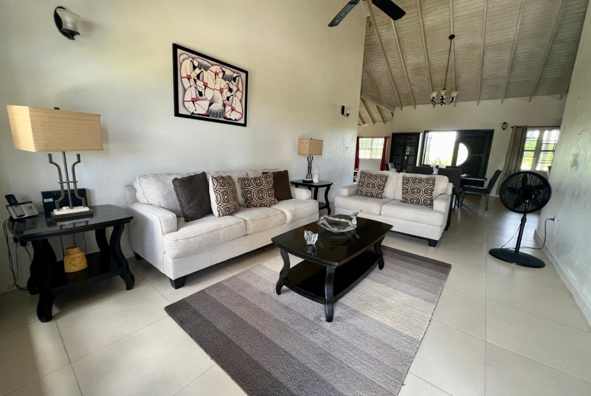 2 Bedroom Home for Rent in Judges Estate, Antigua - Living