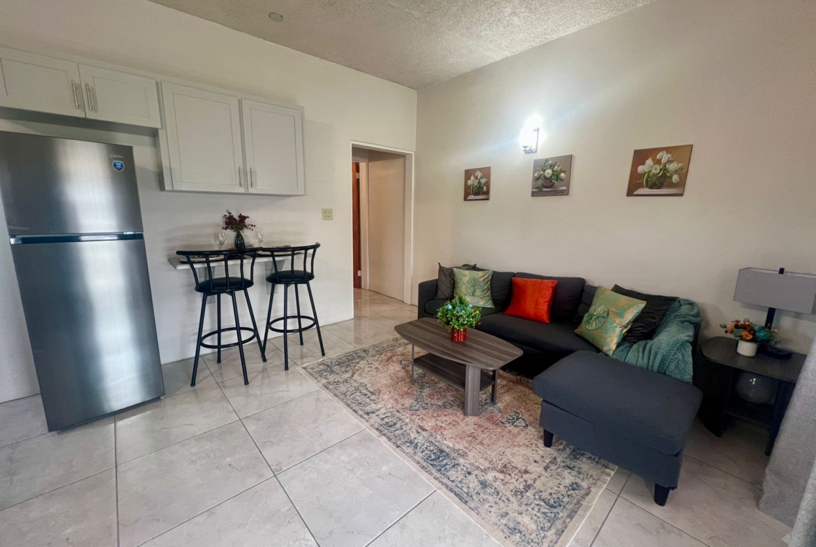 fully-furnished 1-bedroom apartment for rent in Antigua