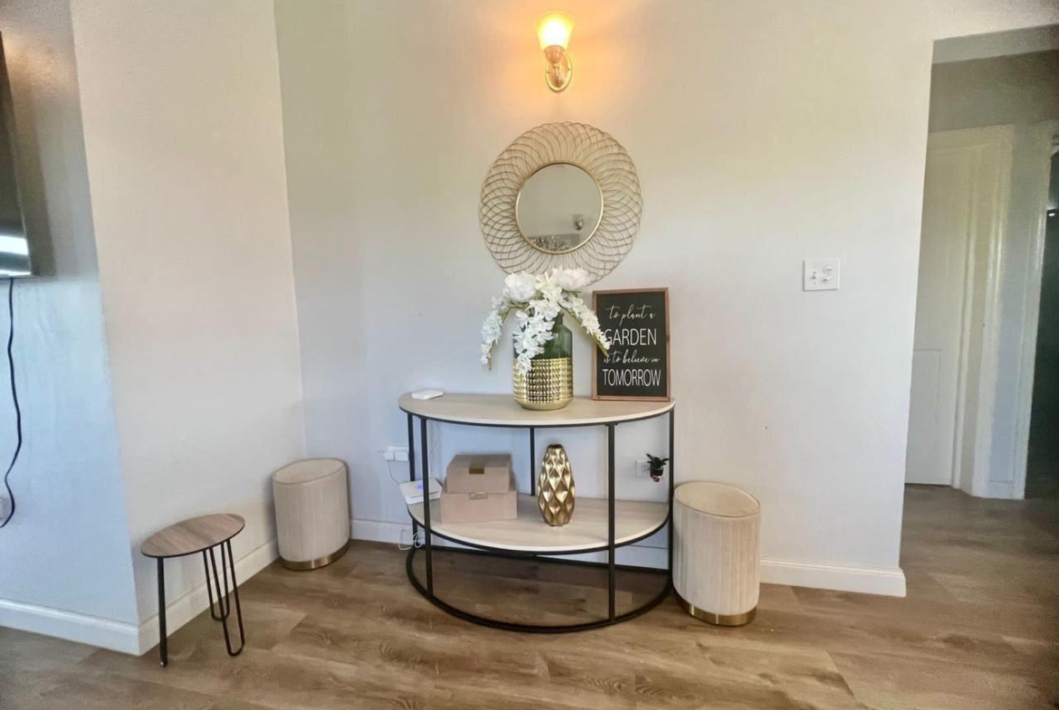 Spacious living room in 3-bedroom Antigua rental