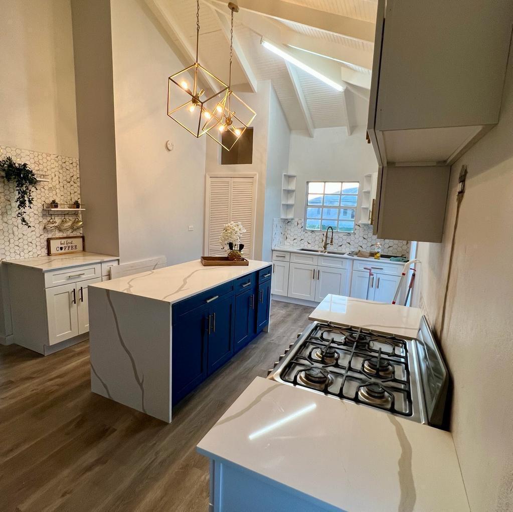 Open-plan kitchen and dining area Antigua