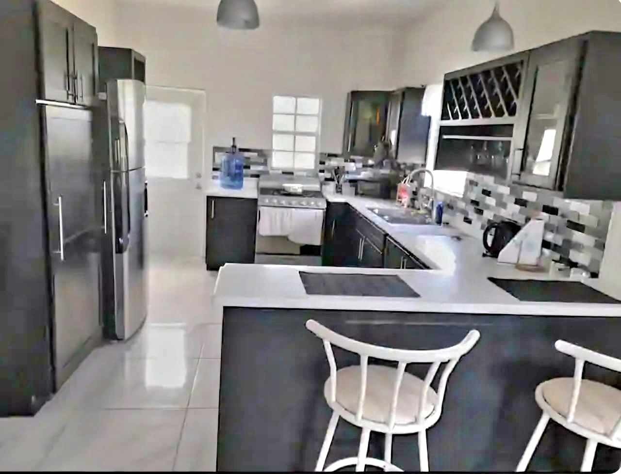 Modern kitchen in Antigua family house
