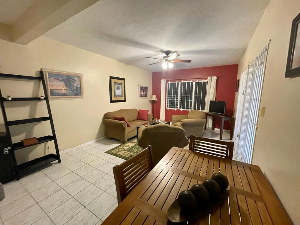 Living Area view of Crosbies townhouse in Antigua