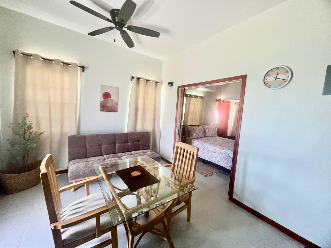 Neema's Suites 1Br house for Rent, Antigua - Living Room