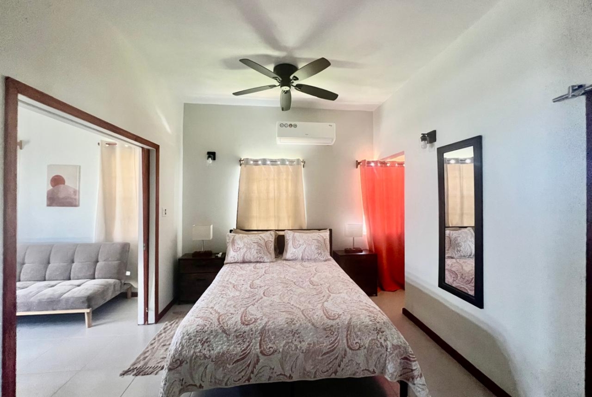 Neema's Suites 1Br house for Rent, Antigua - Bedroom