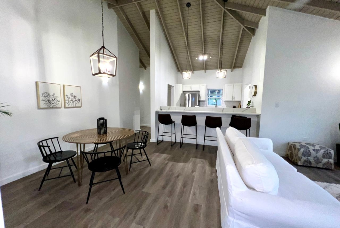 Luxury House for Rent in Antigua - Kitchen and Dining View