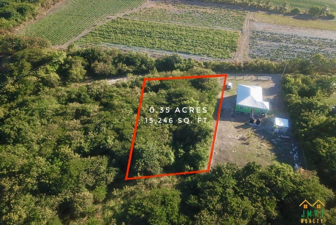 Land for sale in Antigua in Gilberts just off Pares main road