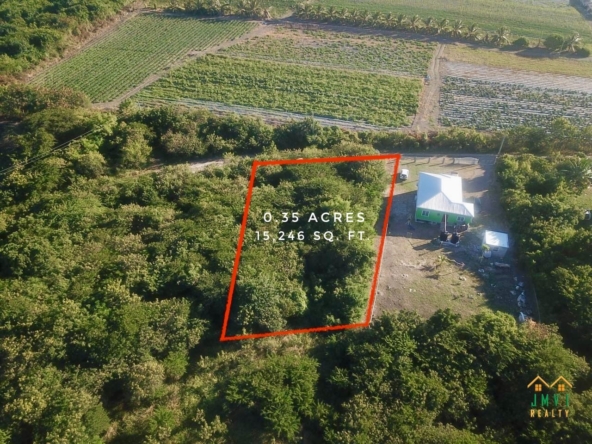 Land for sale in Antigua in Gilberts just off Pares main road