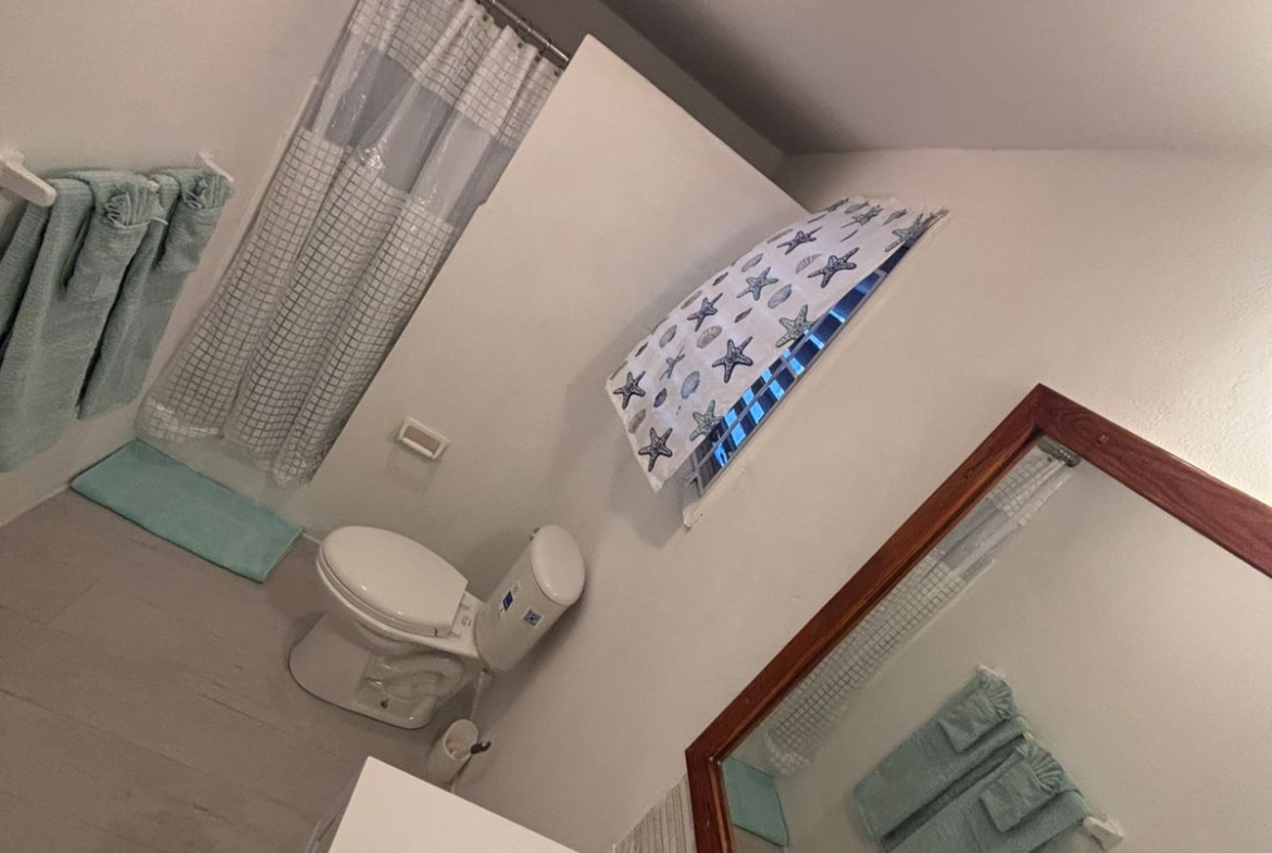 Beachfront apartment for rent in Antigua - Bathroom